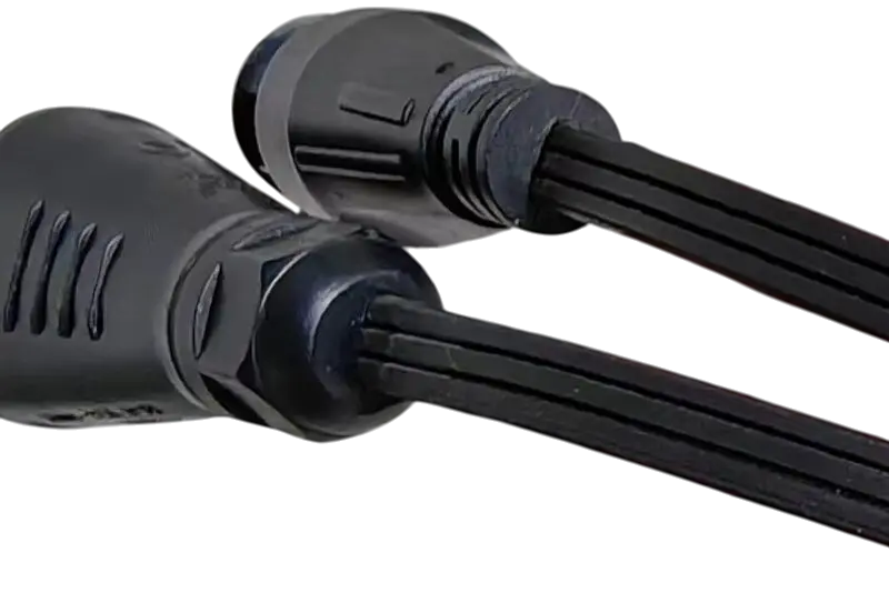 Płaski przewód przyłączeniowy 9 m AC elektrowni fotowoltaicznej Plug-in SmartCord Daitto (GEN1) HMS Schuko