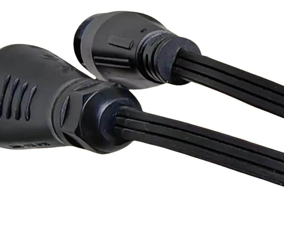Płaski przewód przyłączeniowy 9 m AC elektrowni fotowoltaicznej Plug-in SmartCord Daitto (GEN1) HMS Schuko