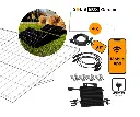 Zestaw montażowy do ogrodu SolisBox GARDEN pod 2 panele dla elektrowni fotowoltaicznej Plug-in z dożywotnią gwarancją* na uchwyty aluminium+mikroinwerter+komplet przewodów +monitoring+SmartCord 9 m