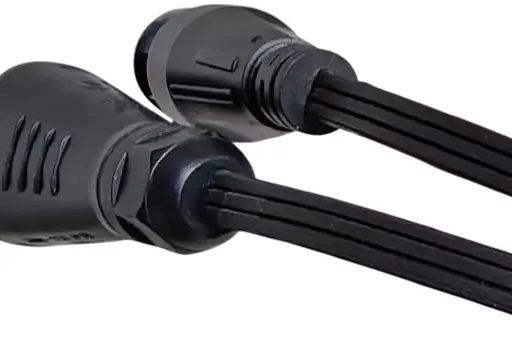 Płaski przewód przyłączeniowy 9 m AC elektrowni fotowoltaicznej Plug-in SmartCord Daitto (GEN1) HMS Schuko