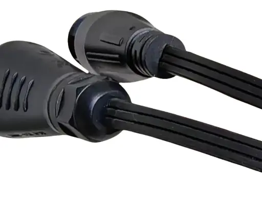 Płaski przewód przyłączeniowy 9 m AC elektrowni fotowoltaicznej Plug-in SmartCord Daitto (GEN1) HMS Schuko
